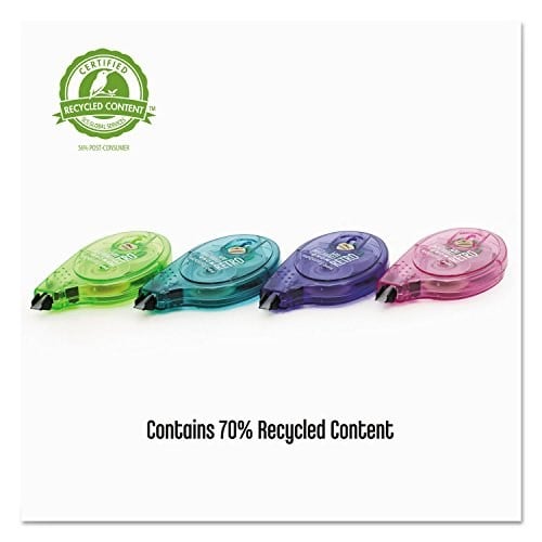 Tombow 68723 MONO Retro Düzeltme Bandı, Çeşitli Renkler, 10lu Paket. Anında Düzeltmeler için Kullanımı Kolay Aplikatör