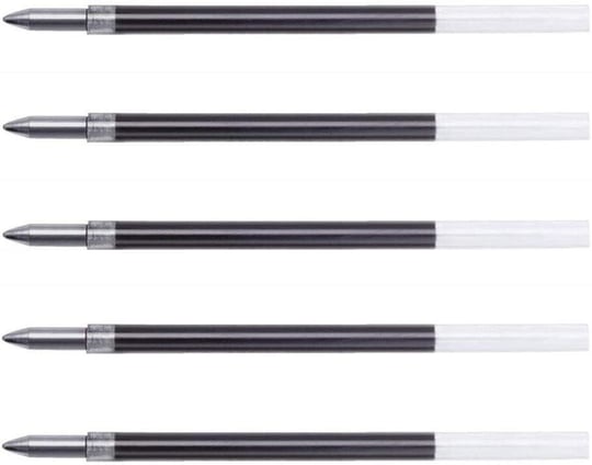 Tombow BR-SF tükenmez kalem içi, Reporter için, 4 compact/Airpress kalem, 5li paket (siyah)