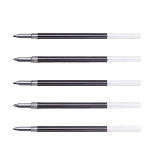 Tombow BR-SF tükenmez kalem içi, Reporter için, 4 compact/Airpress kalem, 5li paket (siyah)