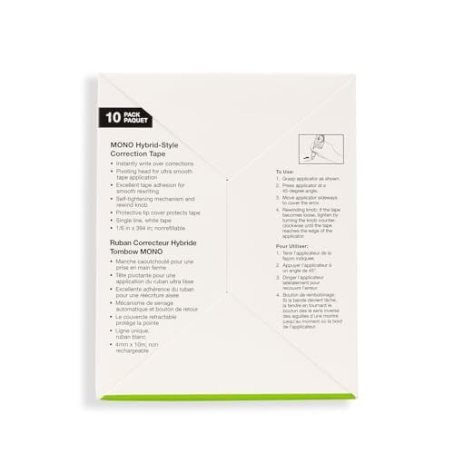 Tombow Mono Hibrit Düzeltme Bandı 10/Paket, 16