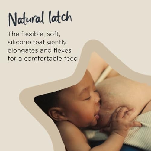 Tommee Tippee Closer to Nature Easi-Vent içecek süpürgesi, yavaş gıda akışı, 0 aydan itibaren, 2li set