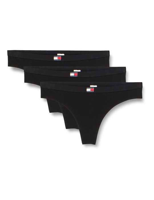 Tommy Hilfiger 3Lü Paket Classic Thong (Ext Sizes) Kadın Iç Giyim