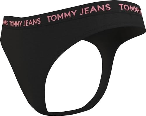 Tommy Hilfiger 3Lü Paket High Rise Thong Kadın Iç Giyim, Mor, Xs