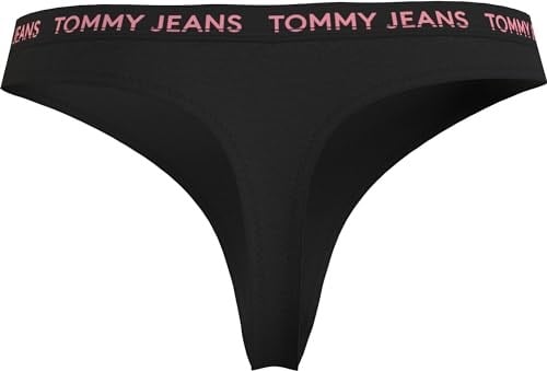 Tommy Hilfiger 3Lü Paket High Rise Thong Kadın Iç Giyim, Mor, Xs