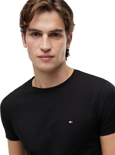 Tommy Hilfiger CORE STRETCH SLIM C-NECK TEE Kısa kollu tişörtler Erkek