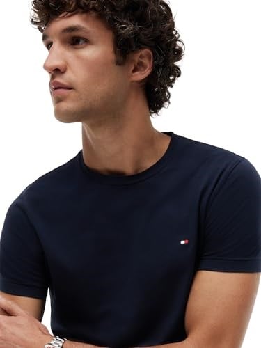 Tommy Hilfiger Core Stretch Slim C-Neck Erkek Tişört