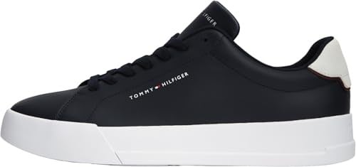 Tommy Hilfiger Erkek Th Court Lth Detail Ess Spor Ayakkabı