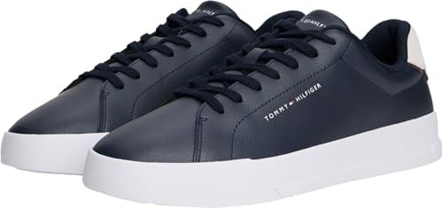 Tommy Hilfiger Erkek Th Court Lth Detail Ess Spor Ayakkabı