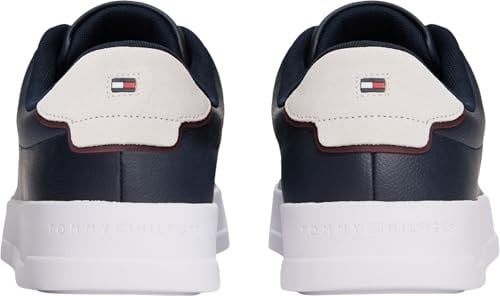 Tommy Hilfiger Erkek Th Court Lth Detail Ess Spor Ayakkabı