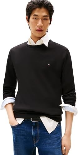 Tommy Hilfiger Essential Cotton Crew Neck Mw0mw14748 Kısa kollu polo tişört Erkek