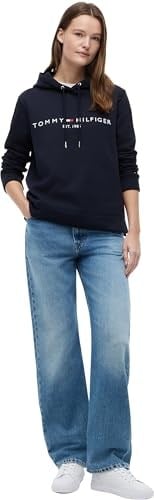 Tommy Hilfiger Heritage Hilfiger Hoodie Ls Kapüşonlu sweatshirt Kadın