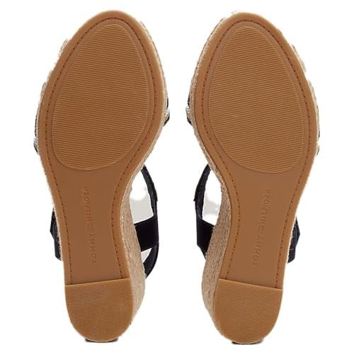 Tommy Hilfiger Mono Webbing High Wedge Sandal SandaletKadın