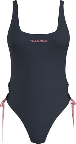 Tommy Hilfiger One Piece Side Tie (Ext Sizes) Mayo Kadın