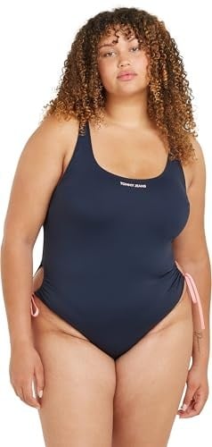 Tommy Hilfiger One Piece Side Tie (Ext Sizes) Mayo Kadın