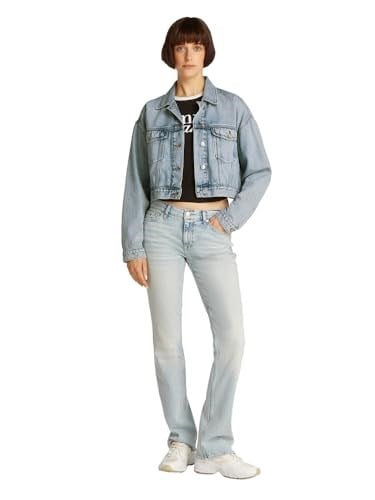 Tommy Hilfiger OVSZ CROP TRUCKER JACKET BI6012 Ceket Kadın
