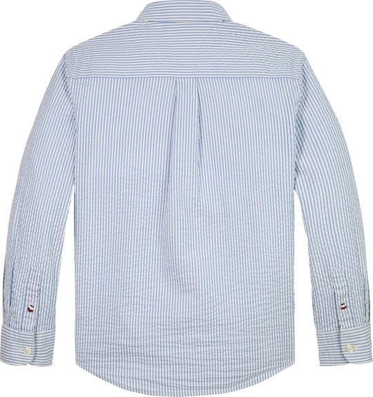 Tommy Hilfiger Seersucker Stripes Shirt L/S Gömlek Erkek çocuk