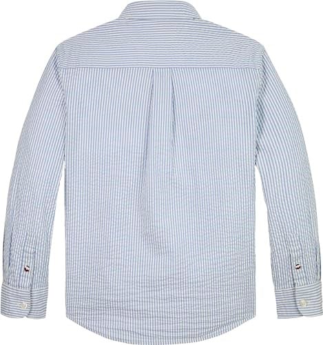 Tommy Hilfiger Seersucker Stripes Shirt L/S Gömlek Erkek çocuk