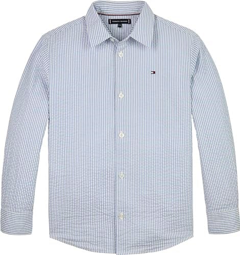 Tommy Hilfiger Seersucker Stripes Shirt L/S Gömlek Erkek çocuk