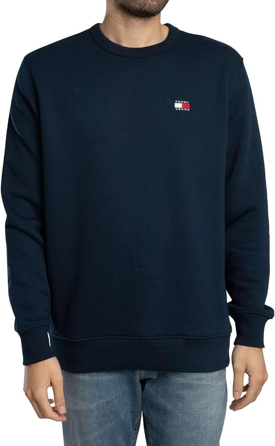 Tommy Hilfiger TJM REG BADGE CREW EXT Sweatshirt Erkek - Bedenler: S, M, L, XL