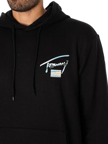 Tommy Hilfiger Tjm Reg Metallic Dna Hood Ext Sweatshirt Erkek