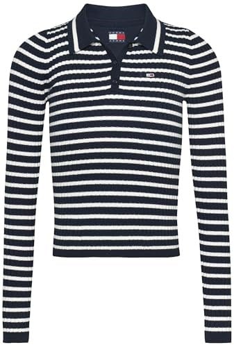 Tommy Hilfiger TJW ESSENTIAL LS POLO SWEATER Polo Kazak Kadın