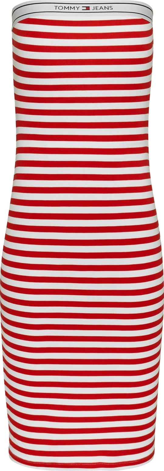 Tommy Hilfiger Tjw Logo Tape Stripe Tube Dress Elbise Kadın