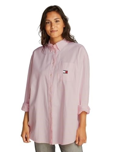 Tommy Hilfiger TJW OVS BADGE OXFORD SHIRT EXT Gömlek Kadın