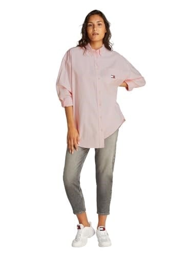 Tommy Hilfiger TJW OVS BADGE OXFORD SHIRT EXT Gömlek Kadın