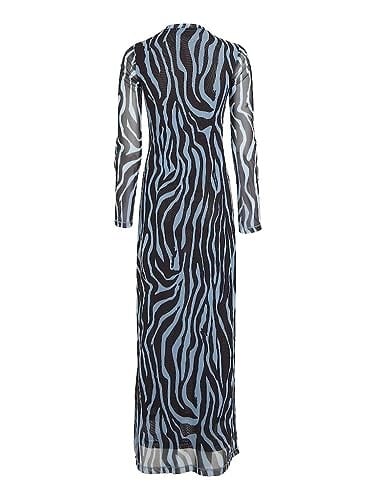 Tommy Hilfiger Tjw Zebra Maxi Knit Dress Elbise Kadın