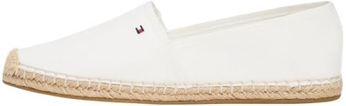 TOMMY HILFIGER TOMMY HILFIGER Kadın Marka Logolu Günlük Kullanıma Uygun Beyaz1 Espadril FW0FW08541 YBL