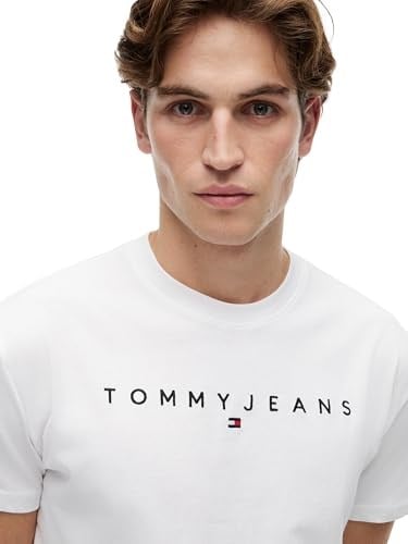 Tommy Jeans TJM REG LINEAR LOGO TEE EXT Tişört Erkek