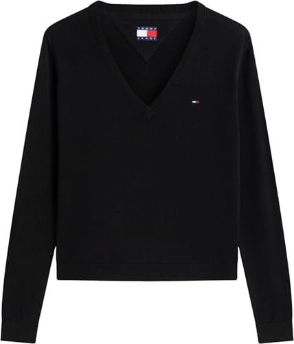 Tommy Jeans TJW ESSENTIAL VNECK SWEATER EXT Kazak Kadın