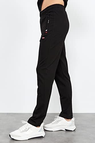 TOMMY LIFE TOMMYLIFE Siyah Dik Yaka Fermuarlı Rahat Form Klasik Paça Eşofman Takımı - 85072, T01ER-85072