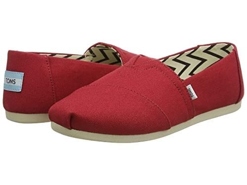 TOMS Kadın Alpargata geri dönüştürülmüş pamuktan düz terlik