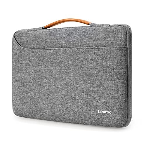 tomtoc 360° çanta kılıfı için 15 inç Yeni MacBook Air M3/A3114 M2/A2941 2024-2023, 15 inç Microsoft Surface Laptop 6/5/4, Su İtici Laptop Çantası Laptop Kılıfı