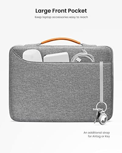 tomtoc 360° çanta kılıfı için 15 inç Yeni MacBook Air M3/A3114 M2/A2941 2024-2023, 15 inç Microsoft Surface Laptop 6/5/4, Su İtici Laptop Çantası Laptop Kılıfı