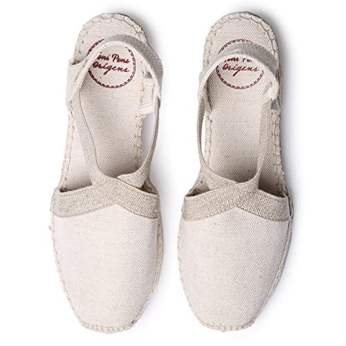 TONI PONS VERDI-V - Vegan wedge espadrille for women by Toni Pons made of cotton fabric.