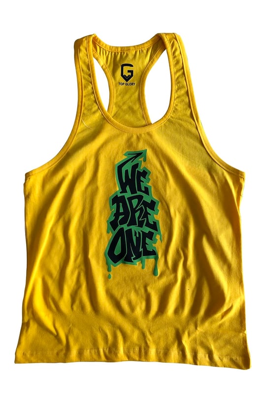 TOP GLORY (T1010) FİTNESS GYM TANK TOP ATLET SPORCU ATLETİ 5058 SARI-