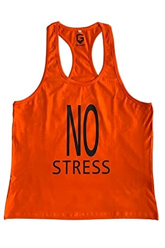 TOP GLORY (T1140) FİTNESS GYM TANK TOP ATLET SPORCU ATLETİ TTGT5033W TURUNCU-