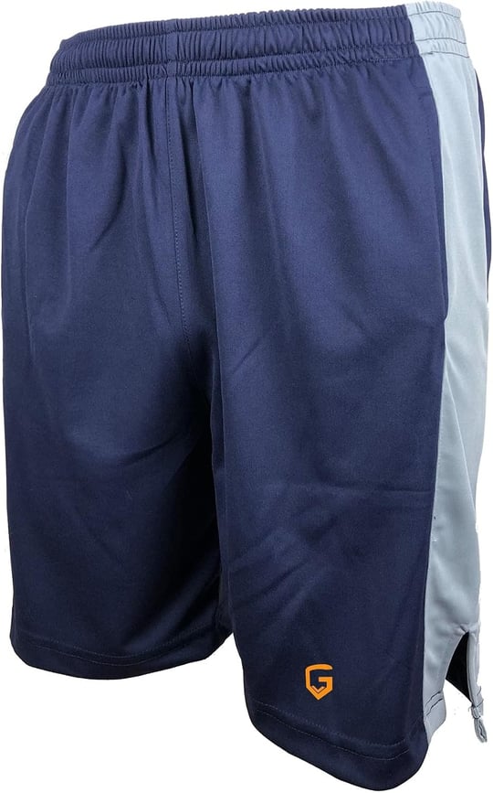 TOP GLORY (T1216) Fitness Şort Spor Şortu Lacivert Gri-