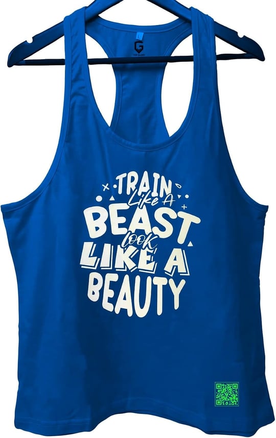 TOP GLORY (T59) TrainBeast Fitness Gym Tank Top Sporcu Atleti-