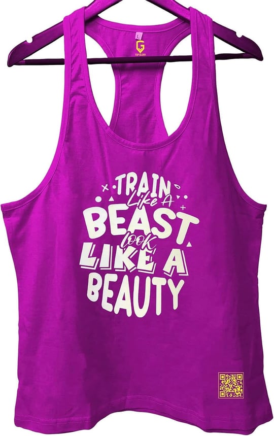 TOP GLORY (T59) TrainBeast Fitness Gym Tank Top Sporcu Atleti-