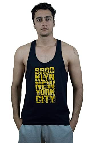 TOP GLORY (T796) Erkek Lacivert Fitness Gym Tank Top Sporcu Atleti-