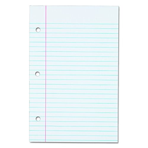 Tops notebook Filler kağıt, çizgili, 21,6 x 14 cm, delikli, Schwergewicht, 100 yaprak/paket (62304)