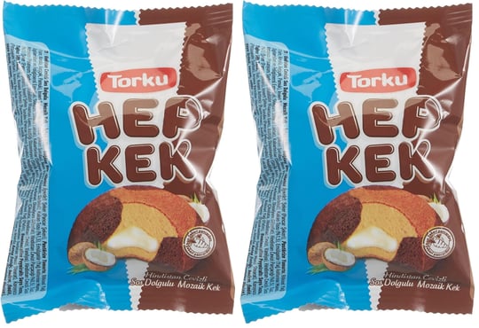 Torku Hepkek Hindistan Cevizli Soslu Mozaik Kek 45 Gr 2li paket