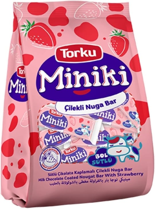 Torku Miniki Çilekli Nuga Bar 240 g