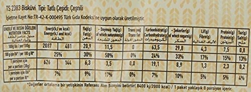 Torku Tam Ruşeymli Çik. Kplmli Orm Meyv. Bisküvi 3Lü Mp 252 Gr