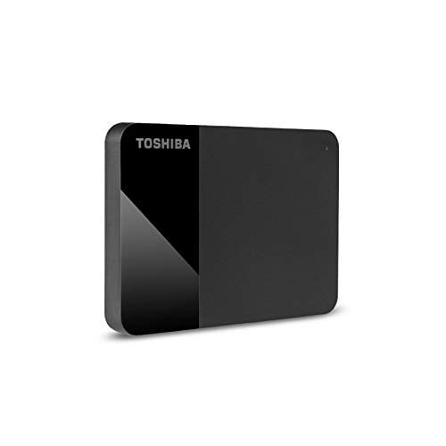 Toshiba 4TB Canvio Ready - taşınabilir harici 2,5 inç sabit disk, SuperSpeed USB 3.2 Gen 1, Microsoft Windows 7, 8 ve 10 ile uyumlu, siyah (HDTB410EK3AA)