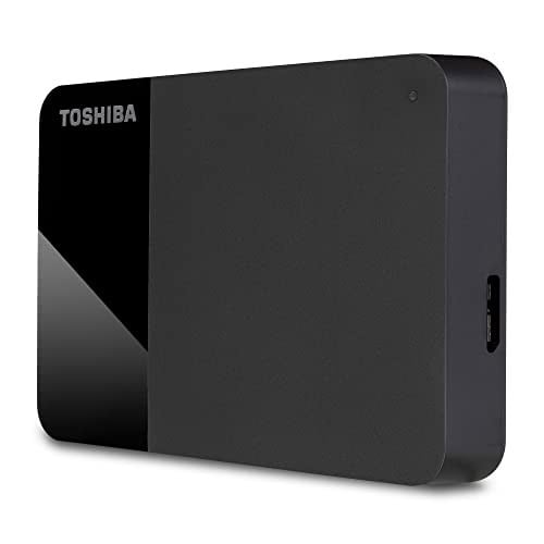 Toshiba 4TB Canvio Ready - taşınabilir harici 2,5 inç sabit disk, SuperSpeed USB 3.2 Gen 1, Microsoft Windows 7, 8 ve 10 ile uyumlu, siyah (HDTB410EK3AA)