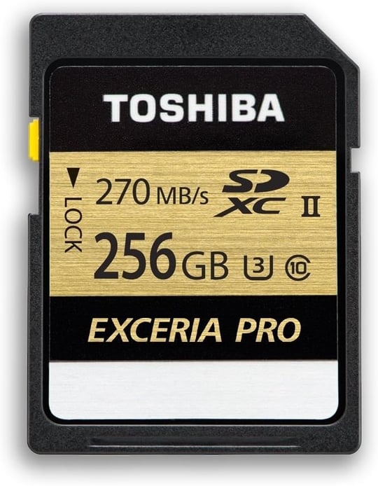 Toshiba Thn-N501G0640E6 Exceria Pro 64Gb Sdxc Uhs-Ii U3 270/250 - Seçenekler: 64 GB, 128 GB, 256 GB